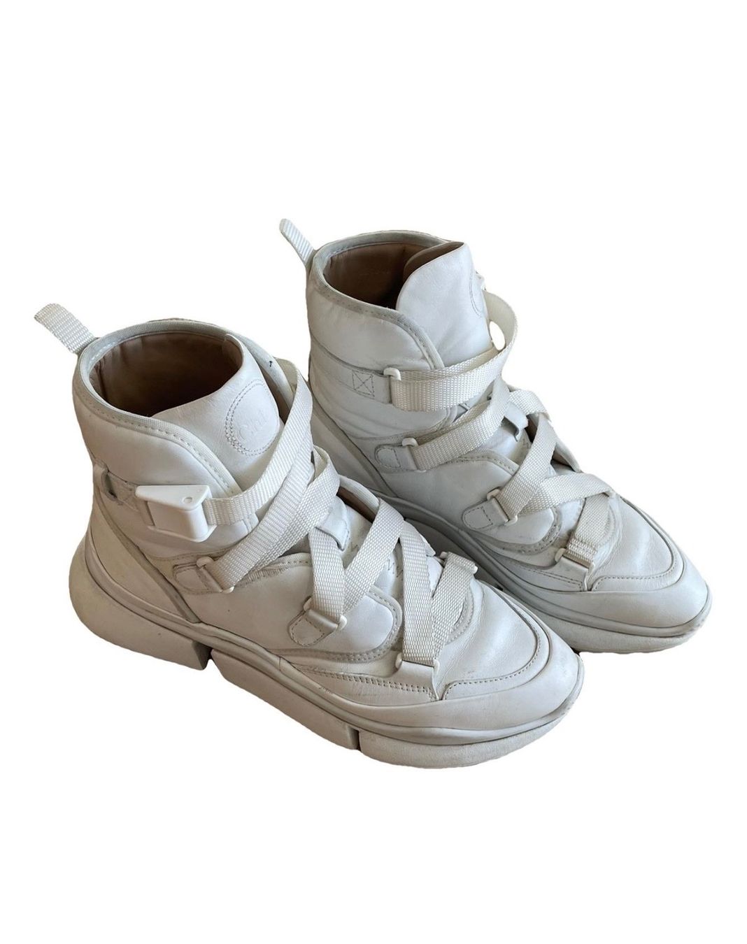Chloé Damenschuhe: Chloé Sonnie leather trainers 39 – Gebraucht aus Männedorf von fge_tt7h