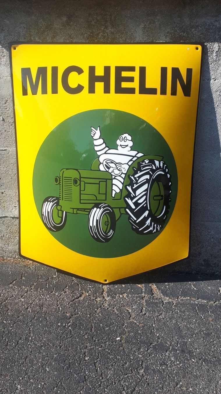 Insegne: Emailschild Michelin Traktor – Usato da Zürich venduto da timbuktu03