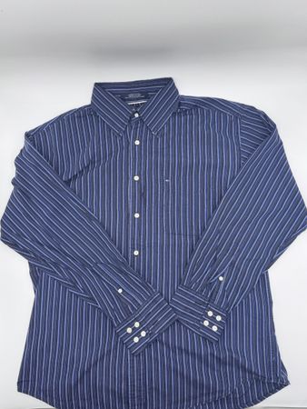 Tommy Hilfiger Herrenhemd, Grösse L, blau gestreift