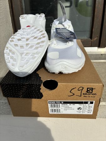 Salomon Sense Feel Damen Laufschuhe Weiss, Grösse 39 ⅓