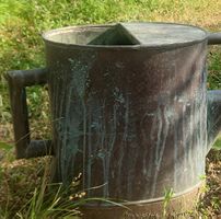 Watering Can Metal Large Vintage Garden Decor