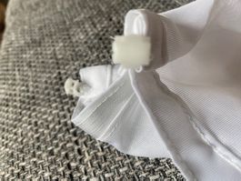 Vorhang dünn weiss Gleiter / Rideau fin blanc avec glisseurs