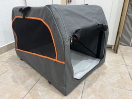     Box transport chien Hunter pliable aluminium 76x51x48 cm