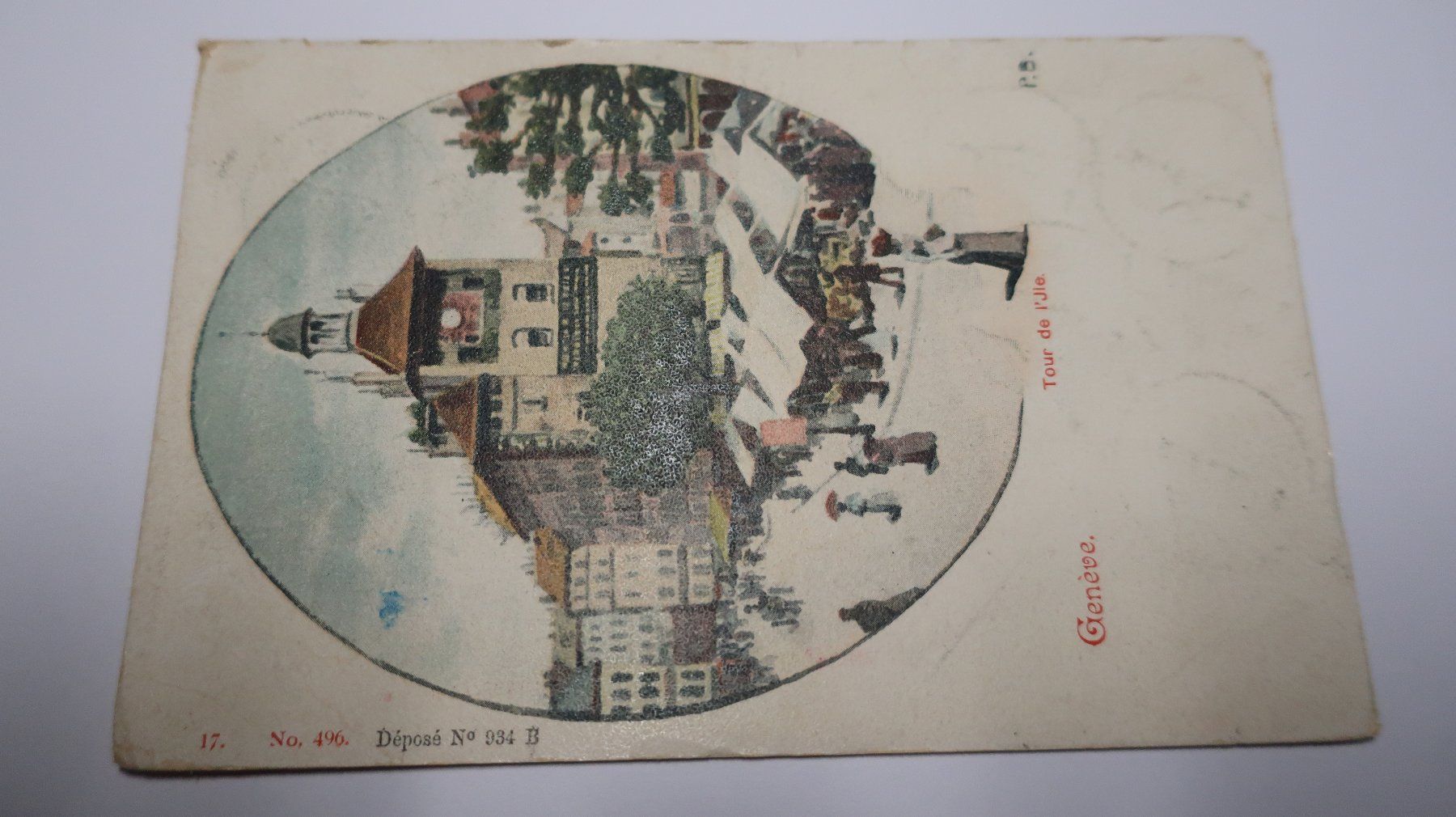 Cartoline postali: Genève Tour de l'Ile 1901 – Difettoso da Cormoret venduto da Pascalll2001 1