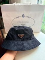 Prada Fischerhut schwarz guter Zustand 57