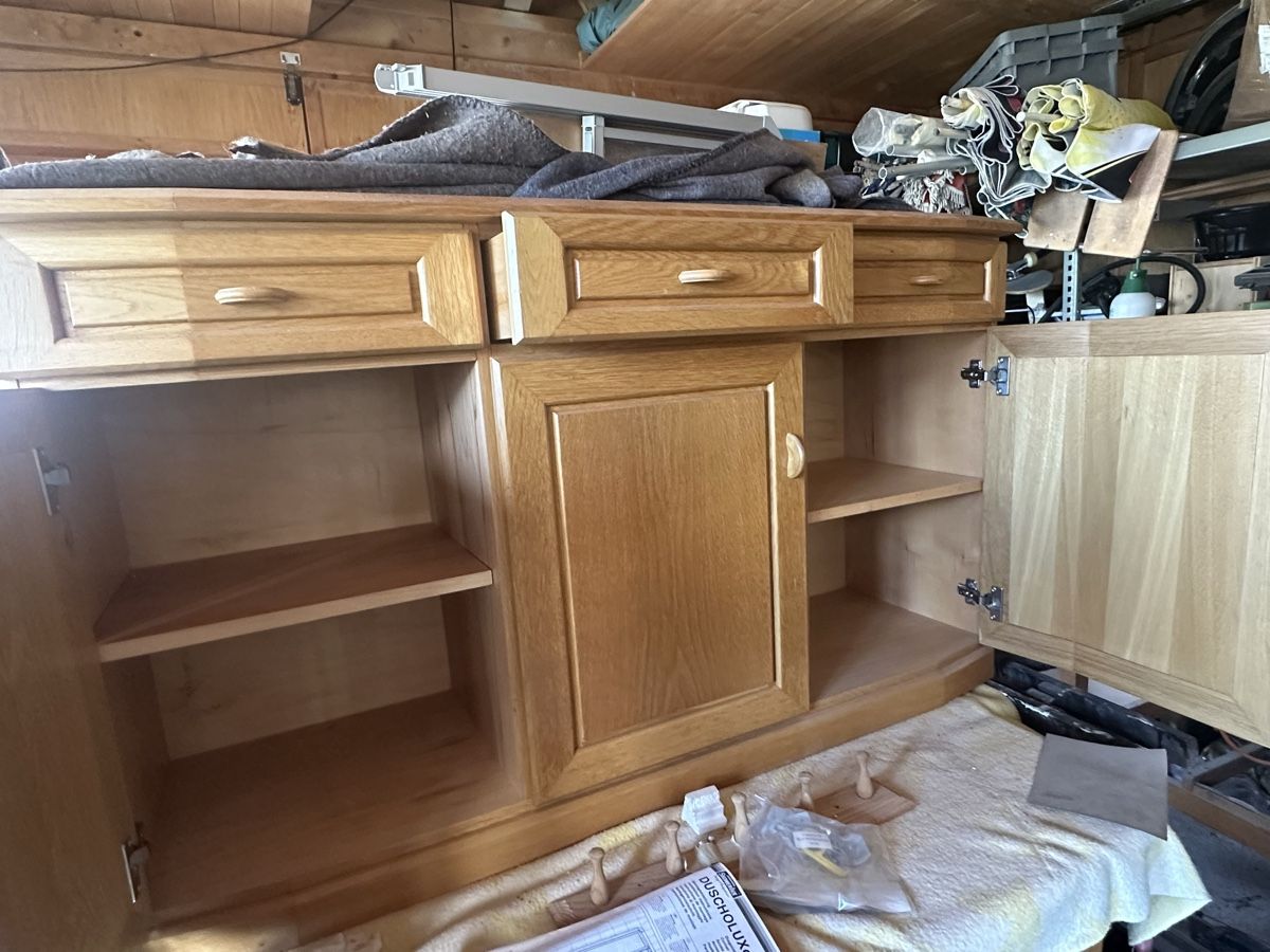 Cassettiere: Holz Kommode Massiv Eiche – Usato da Brienz venduto da SarMi7 1