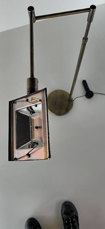 Lampen: Fratelli Martini Stehlampe / Leselampe aus Messing – Gebraucht aus Beromünster von VSNC 8