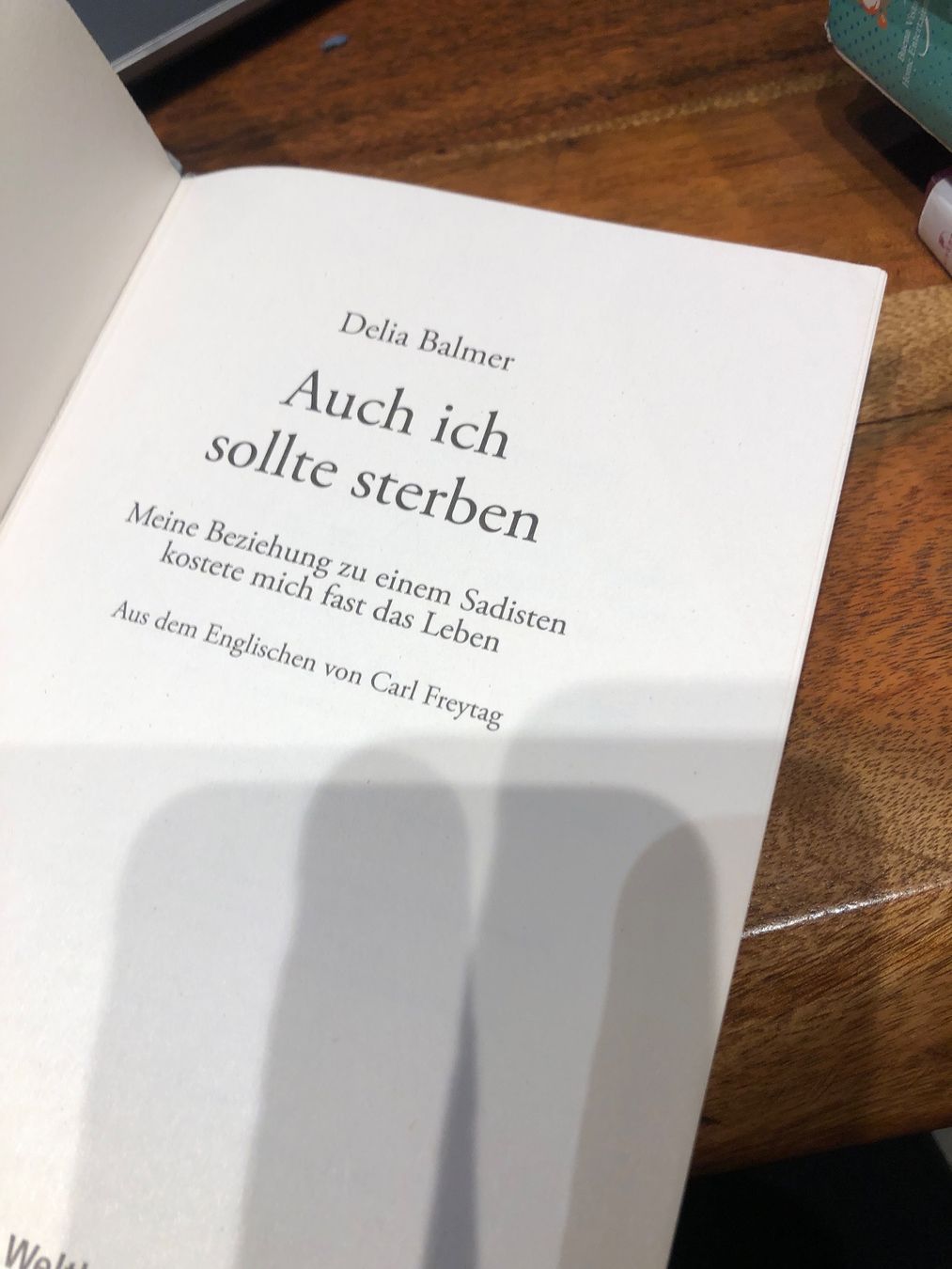 Libri: Auch ich sollte sterben - D. Balmer – Usato da Andwil SG venduto da schmei 2