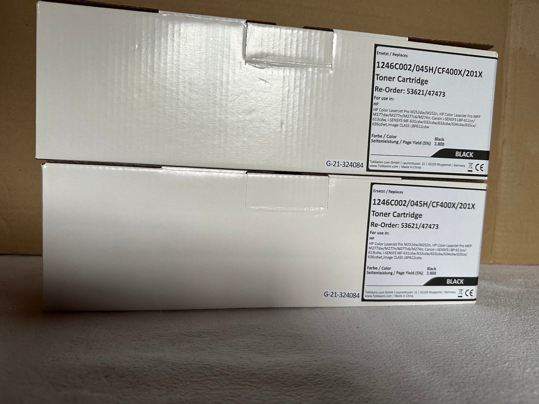 Cartucce per stampanti & toner: 2 cartouches Toner noir pour HP – Usato da Ste-Croix venduto da mjmg 2