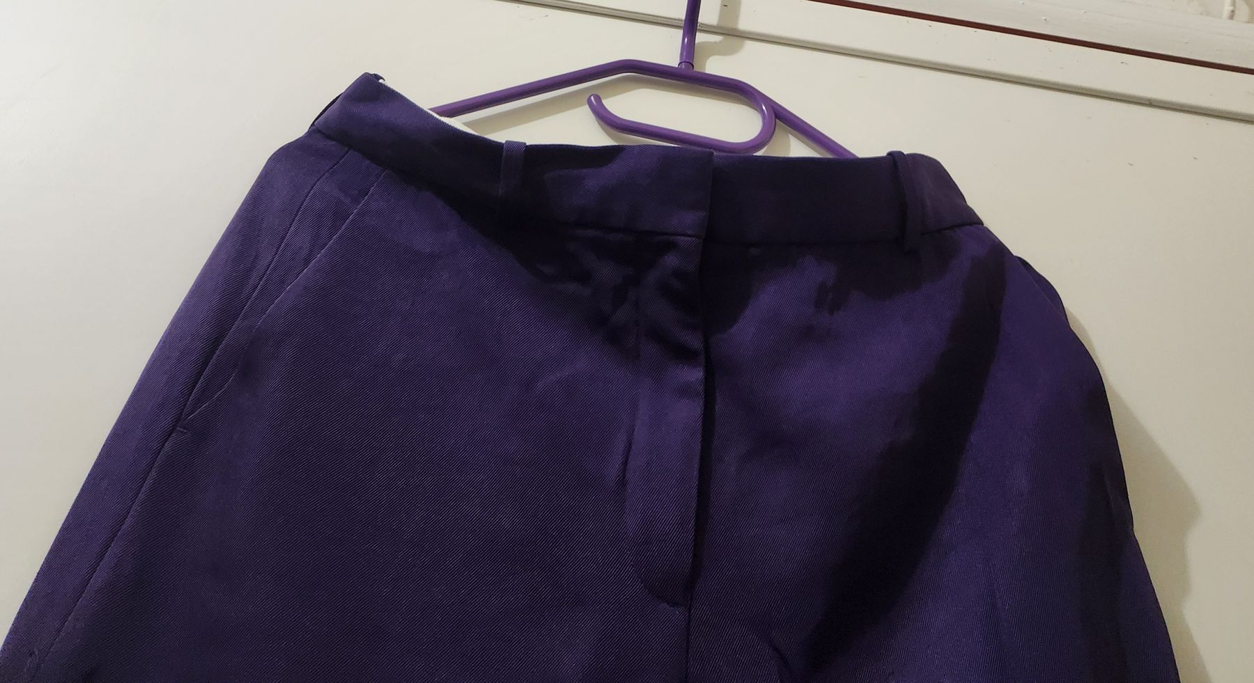 Sandro Hosen: Pantalon Sandro taille 36/38  violet 100% triacetate – Gebraucht aus Niedergösgen von Eva2410 2