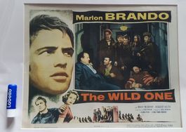 Original Lobby-card von Marlon Brando in "the wild one"