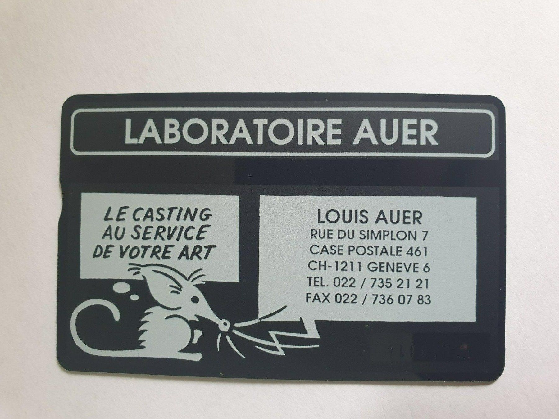 Schede telefoniche: Laboratoire Auer - Blitz / 100ex / ungebr – Usato da Rain venduto da chesz 1