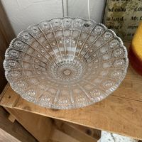 Glaschschale Bohemia, 36 cm Durchmesser