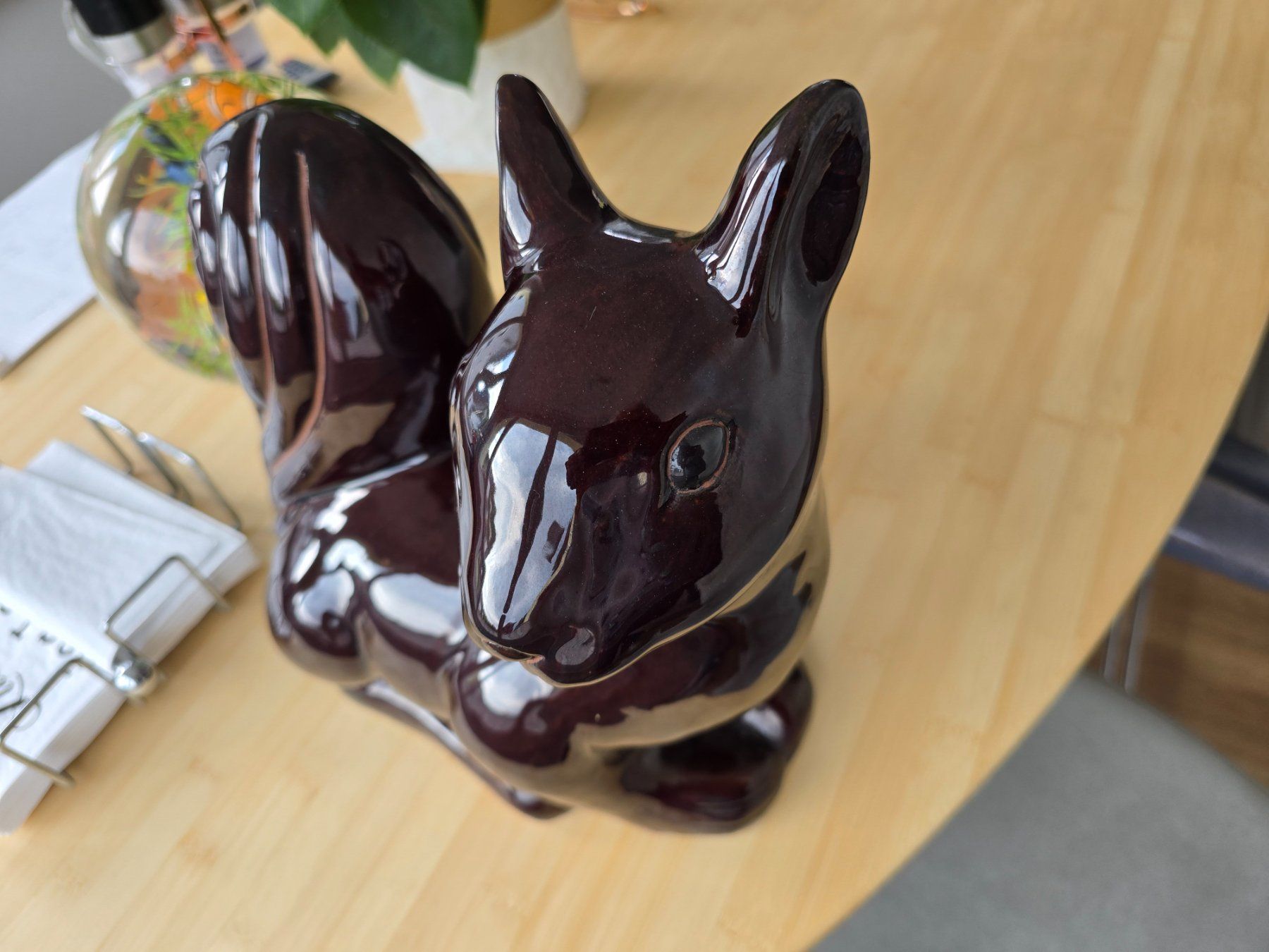 Statuette: Keramik Eichhörnchen braun 28cm hoch – Nuovo (secondo la descrizione) da Rorschacherberg venduto da Scharfeegge 3
