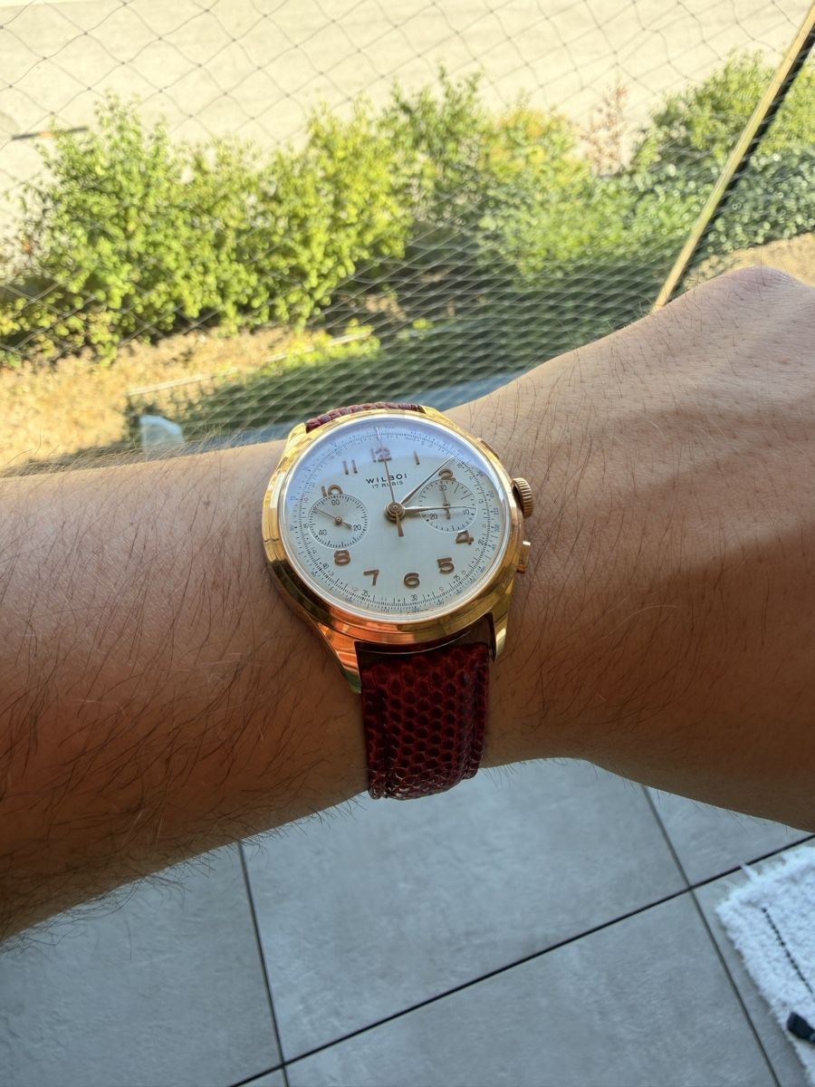Orologi: Montre chrono Wilboi révisée  – Usato da Prangins venduto da SIM00N 6