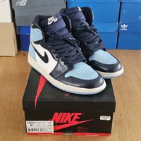 Nike Air Jordan 1 high bleu blanc taille 40 us women 8.5