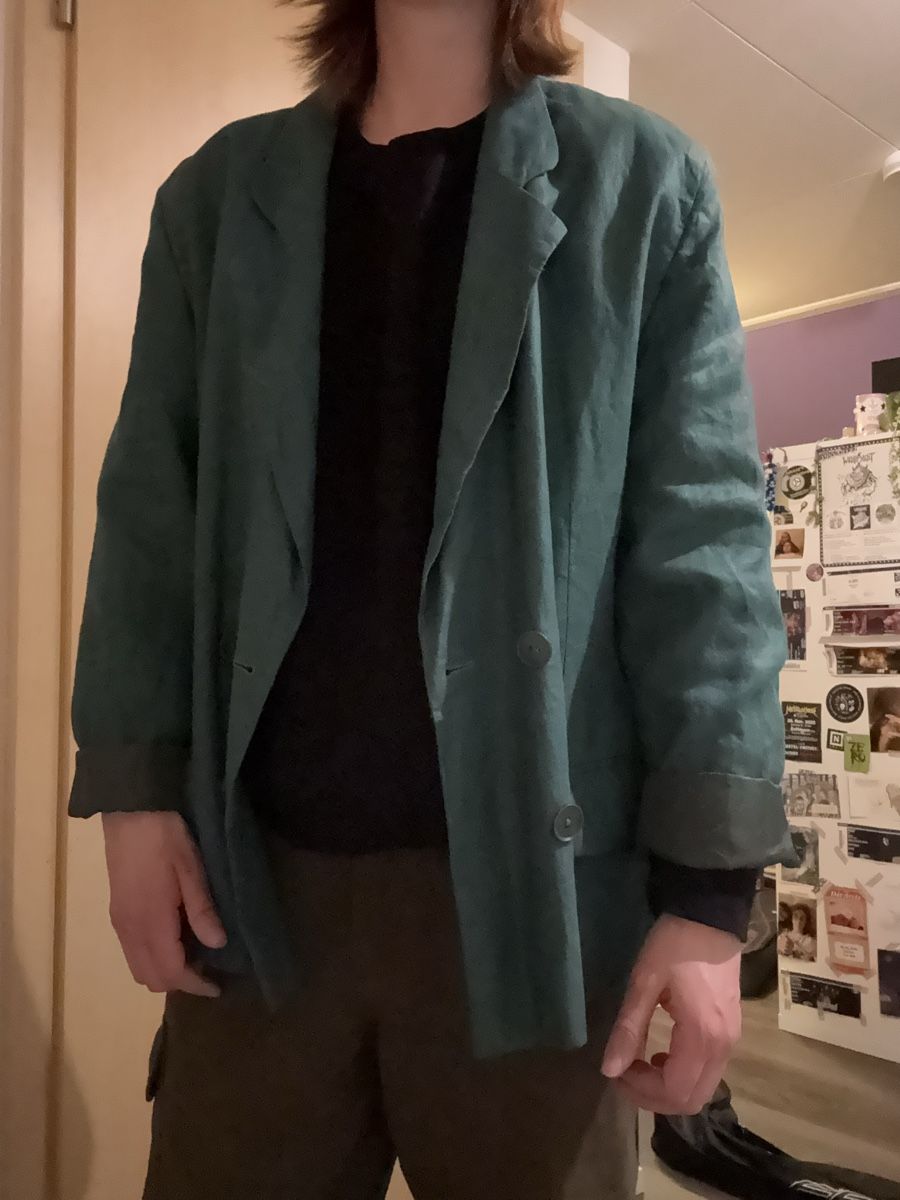 Giacche: Vintage Green Oversized Blazer – Usato da Gondiswil venduto da lor_2rkz 3