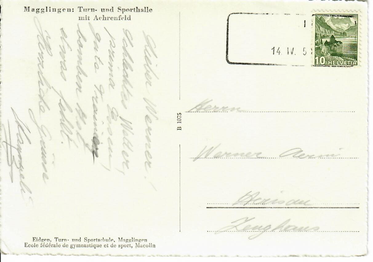 Cartoline postali: Magglingen – Usato da Hochdorf venduto da Ziegel-16 1