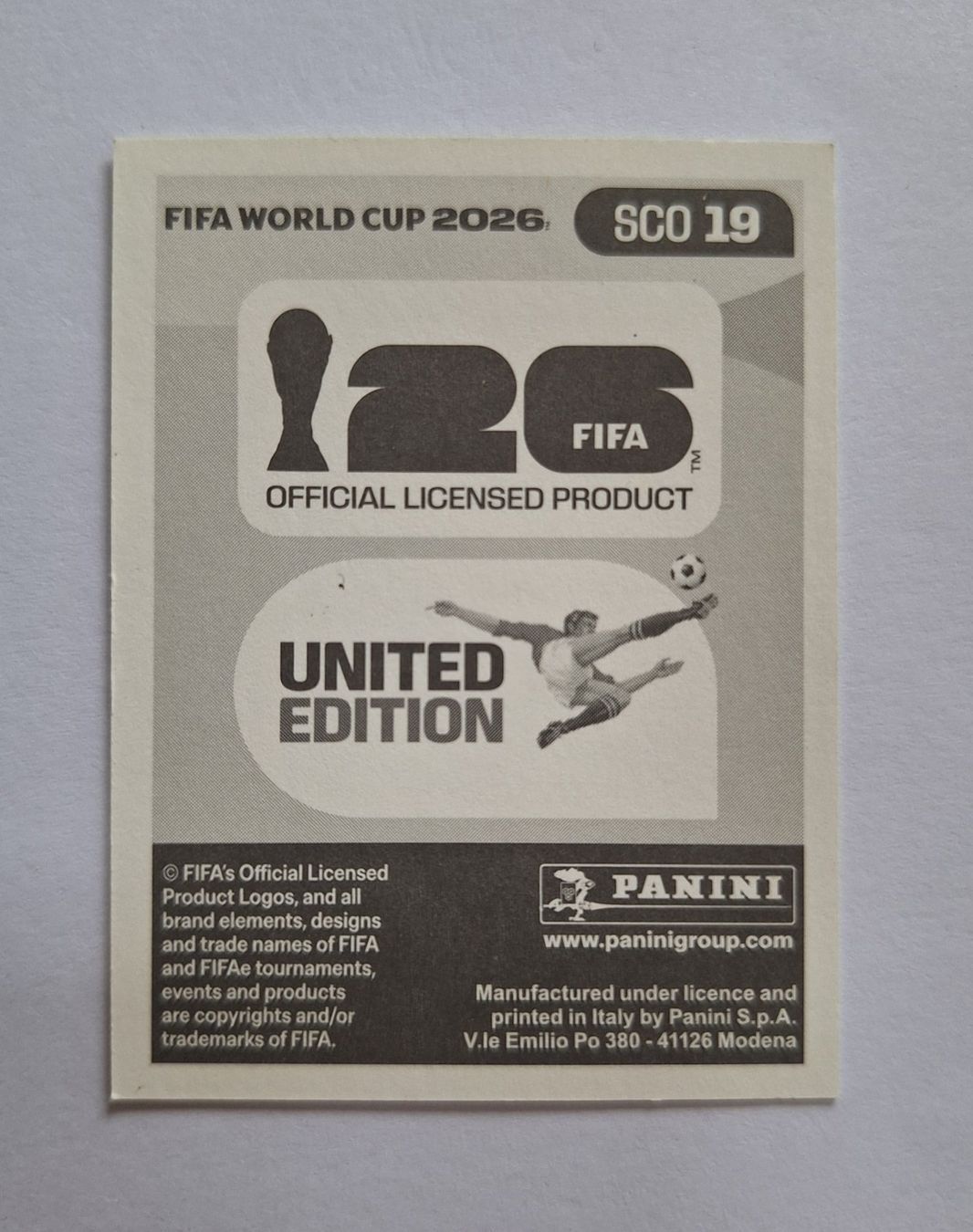 Panini Carte collezionabili: Panini Ché Adams SCO 19 – Nuovo (secondo la descrizione) da Romanens venduto da Crocette 1