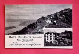 Hotel- Rigi-Bahn - Rigi Staffel - Nota Konsumation - 1903