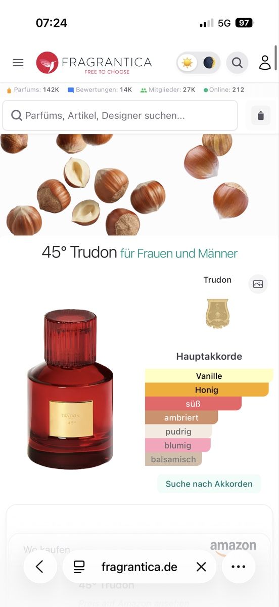 Parfum & Eau de Toilette: Trudon 45 Grad , 2 ml – Gebraucht aus Sursee von nri_sbv9 1