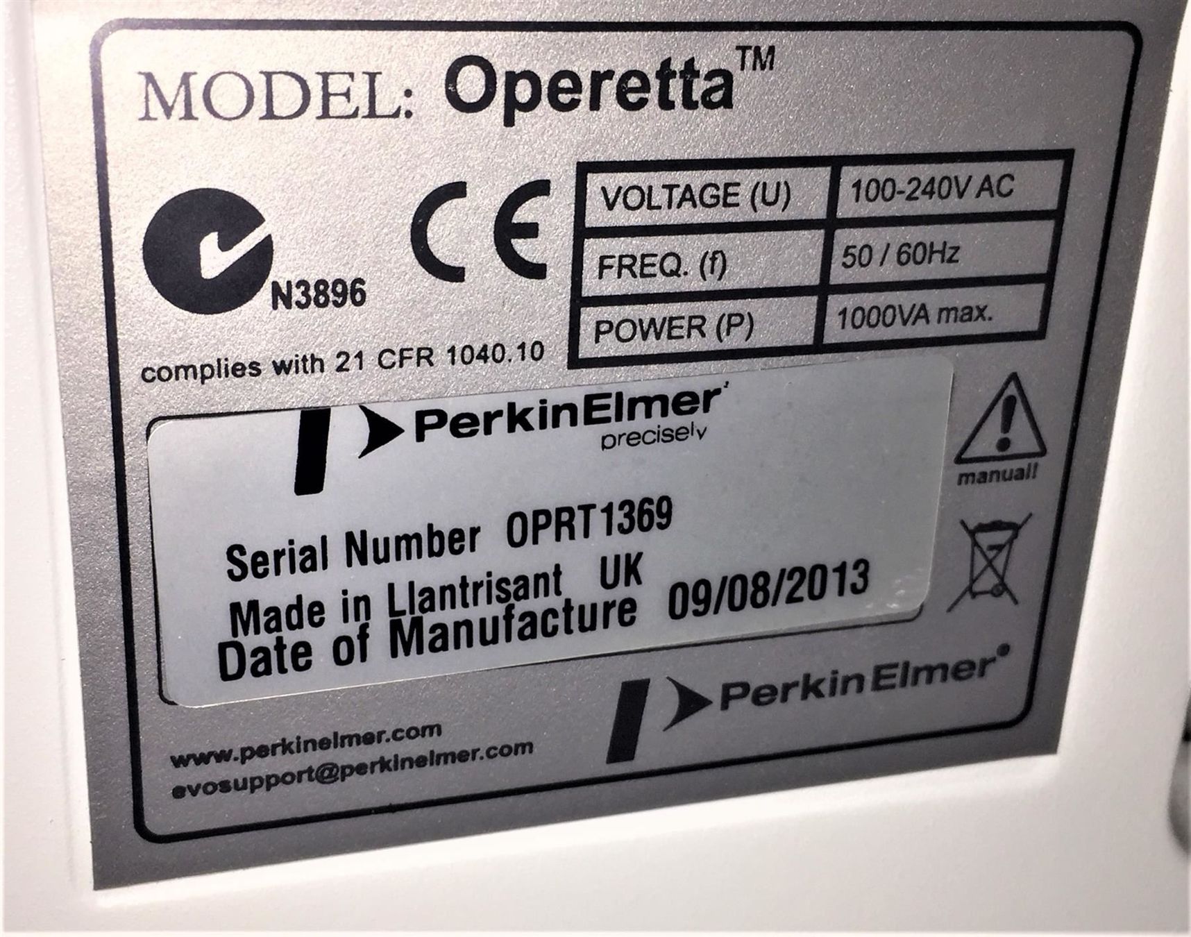 Accessori da laboratorio: Perkin Elmer Operetta – Usato da Niederdorf venduto da LeptonAG_Labor 8