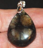 Anhänger L-9077 – Chiastolite ca. 27x20mm