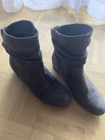 graue Damen Stiefeletten, Gr.41