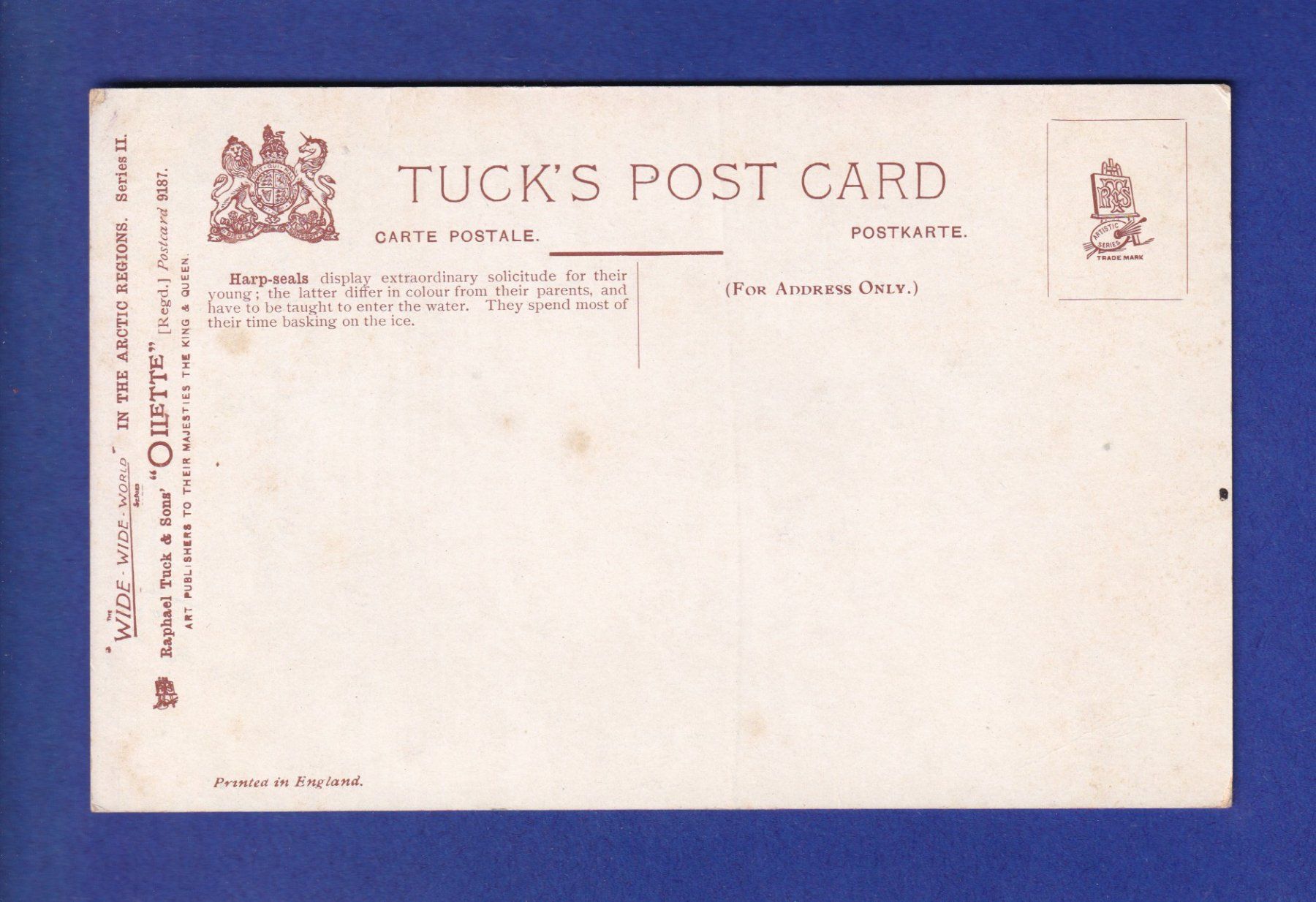 Cartoline postali: PHOQUE – Usato da Pully venduto da nicecards-shop 1