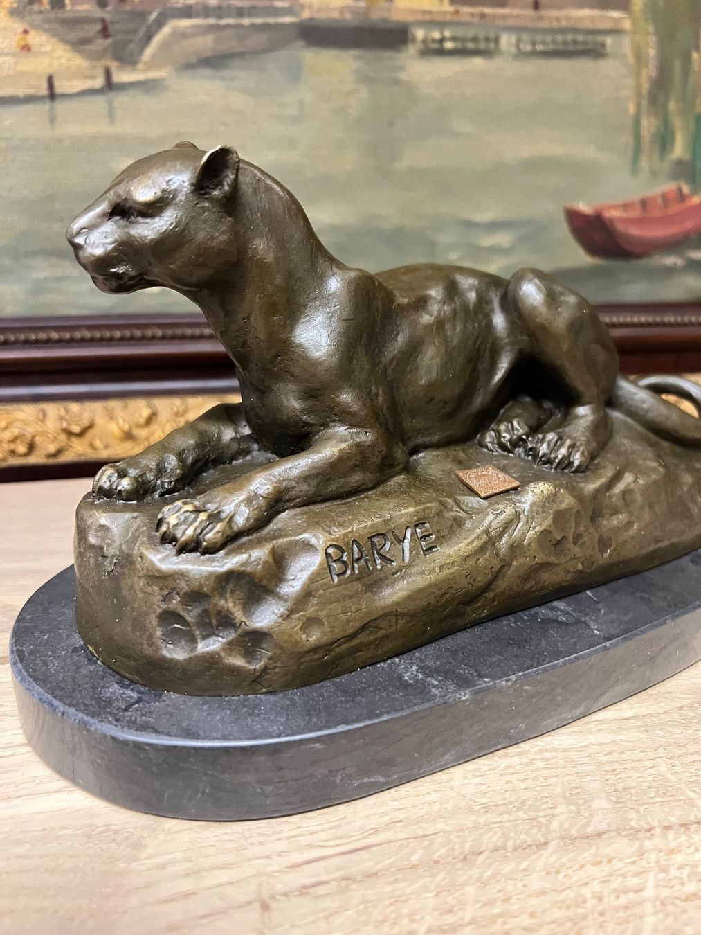Sculture & Statue: Massive Leopard Bronzefigur Art-Deco ⚠️ – Usato da Oberengstringen venduto da Cici7 1