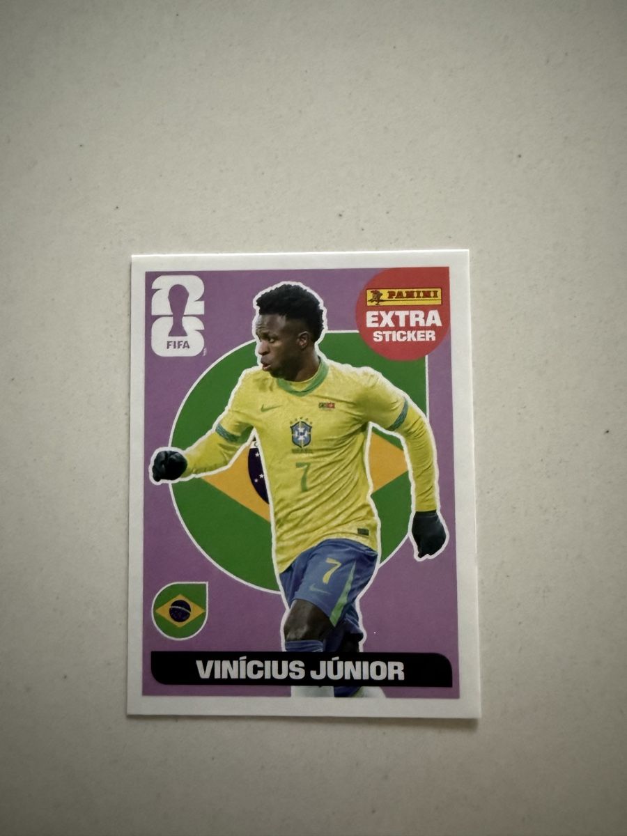 Panini Carte collezionabili: World Cup 2026 Panini - Extra Sticker Vínicius Junior  – Nuovo (secondo la descrizione) da Chiggiogna venduto da TheLegend88