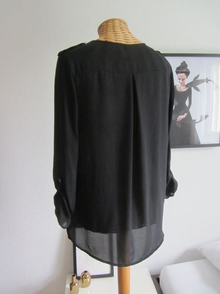 H&M Camicette: Chiffon Bluse schwarz - 34 – Usato da Zürich venduto da Diazaio 3