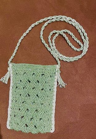HANDMADE Handytäschchen, Umhängetasche klein 11x17cm