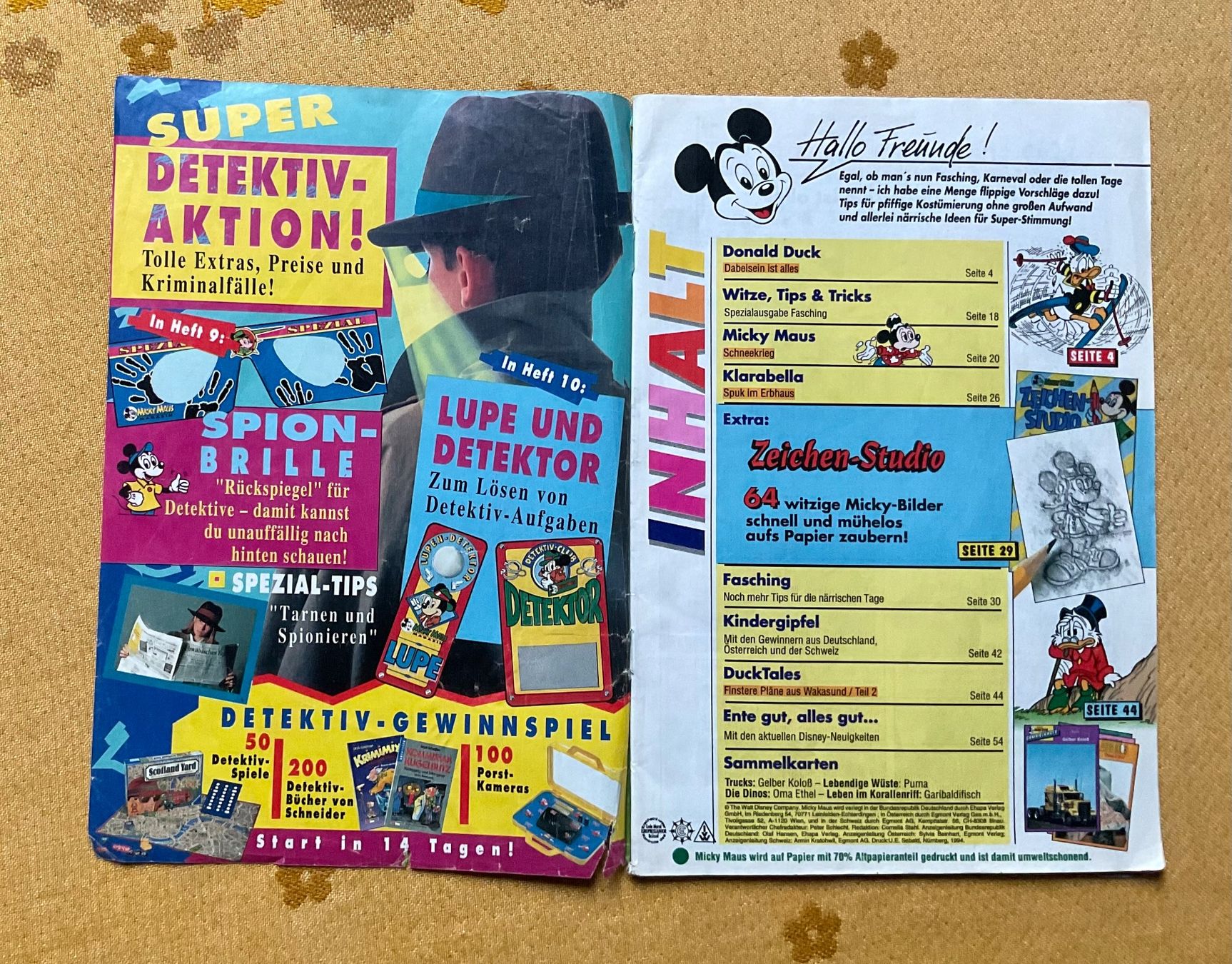 Comics: Micky Maus Heft Nr 7 von 1994 – Gebraucht aus Endingen von nathan05 1