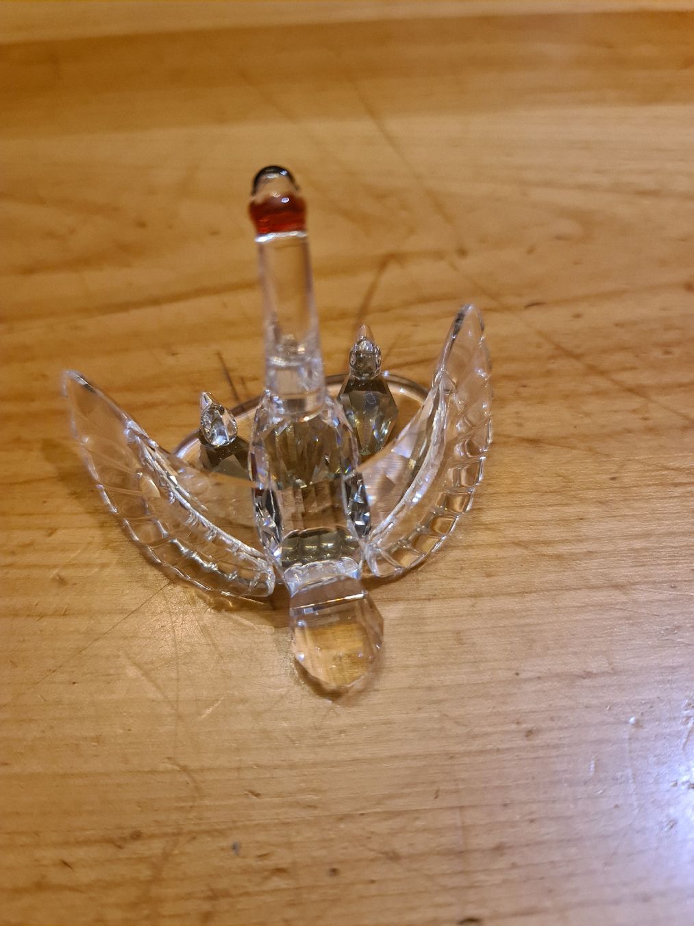 Swarovski Statuette: Swarovski Figur Schwäne  – Usato da henau venduto da Rockj 2