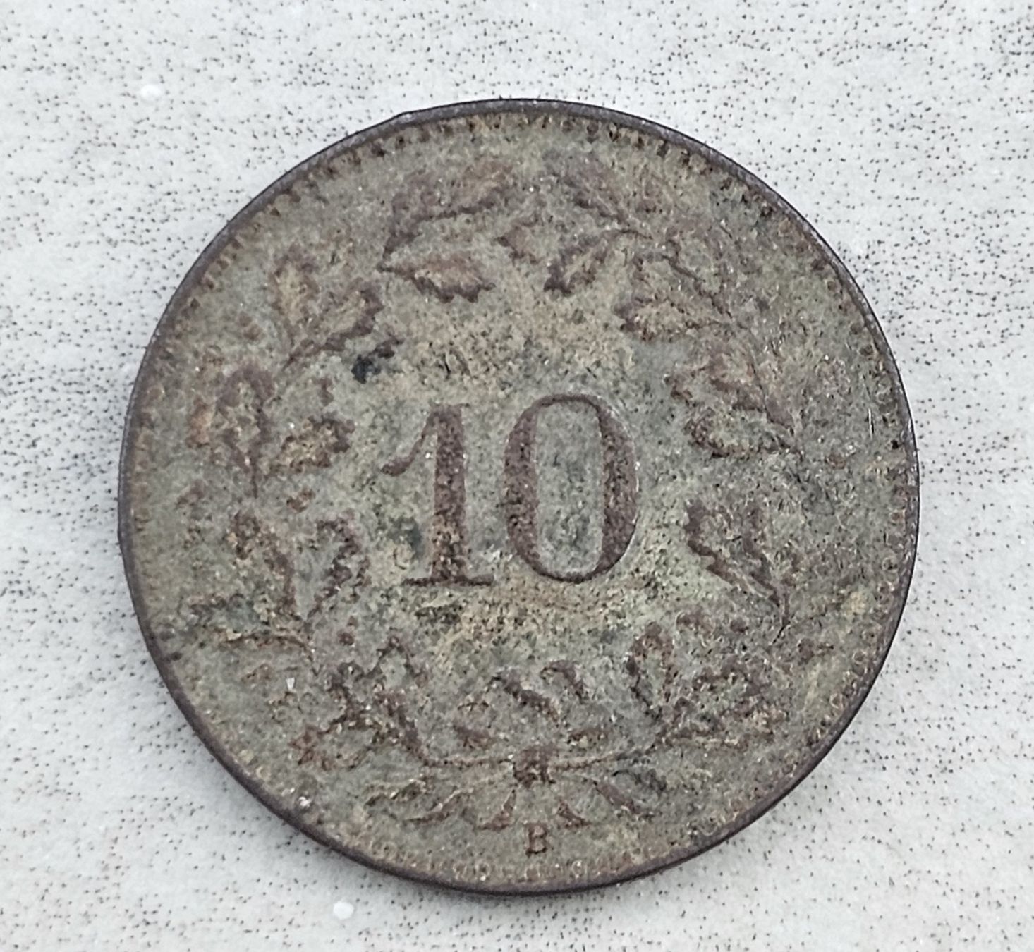 Tutti le monete: CH 10 centimes 1918, dés CHF 1.- – Usato da PERLY venduto da Csrg 2