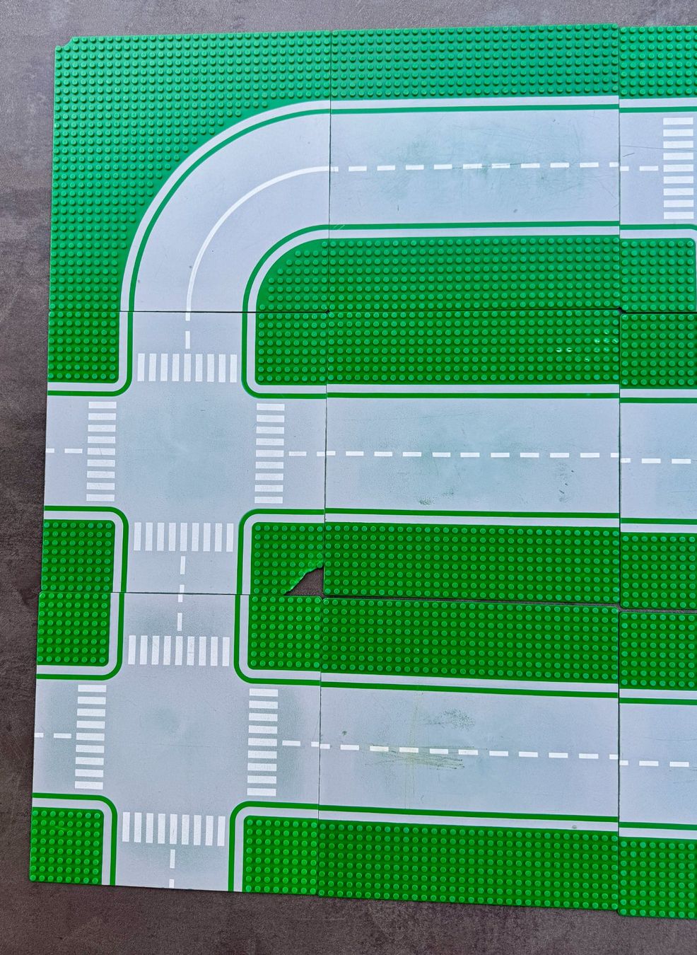 Lego Kit di costruzioni: 11x alte LEGO Strassenplatten Grün – Usato da Rechthalten venduto da hosme_be 1