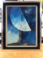 Fred Bauer 1977 Aquarell Tempera Bild