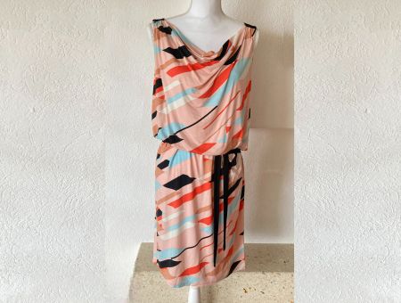 Sommerliches Kleid mit Muster, Grösse 36/38