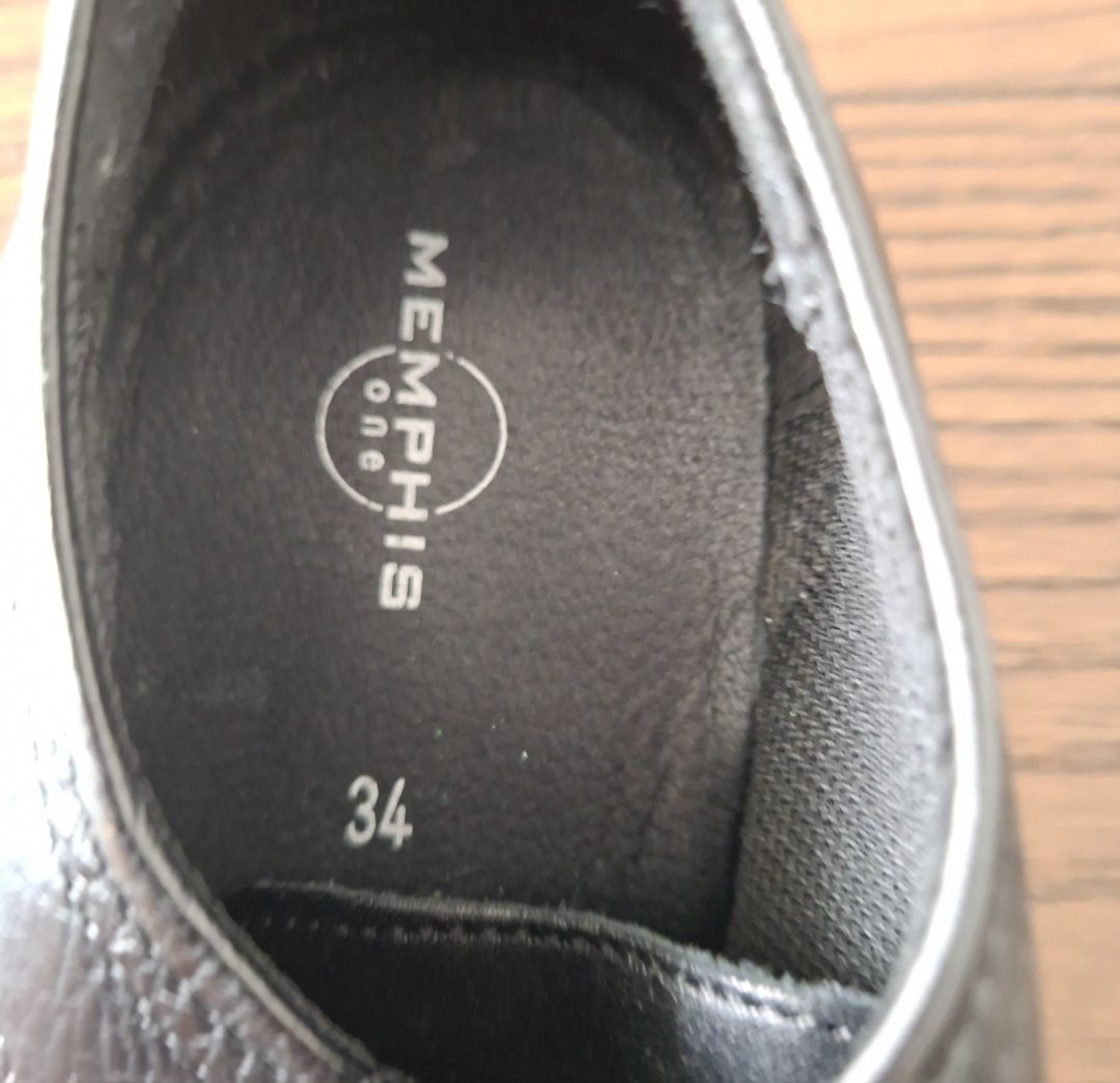 Chaussures hommes: Halbschuhe Memphis One schwarz Grösse 34  – D'occasion à Wünnewil par Schatz81 2
