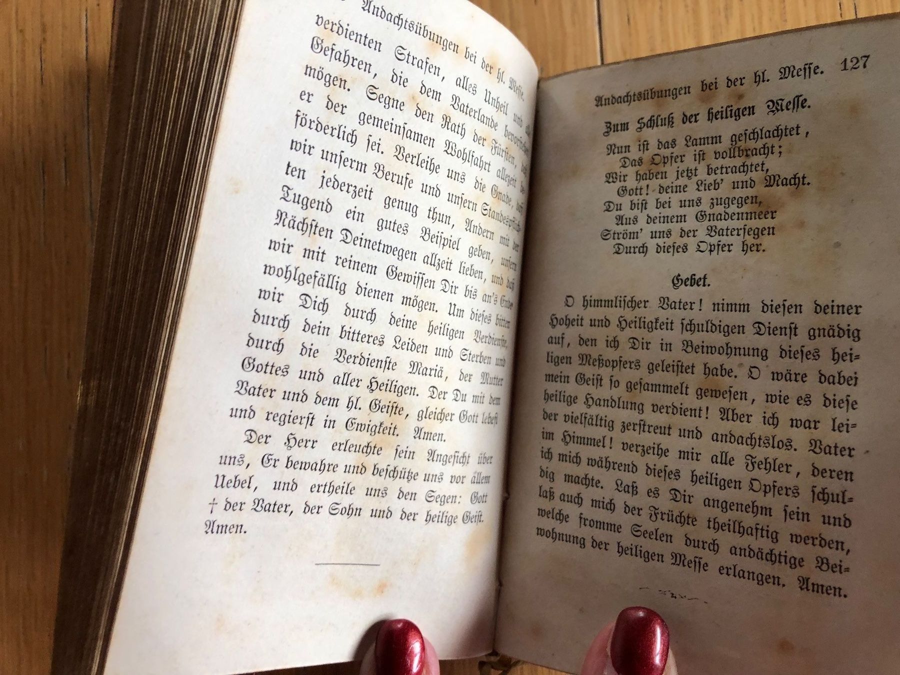 Libri: Antikes Gebetsbuch mit Kreuz, Samt – Usato da Schübelbach venduto da Dolly990_2 8