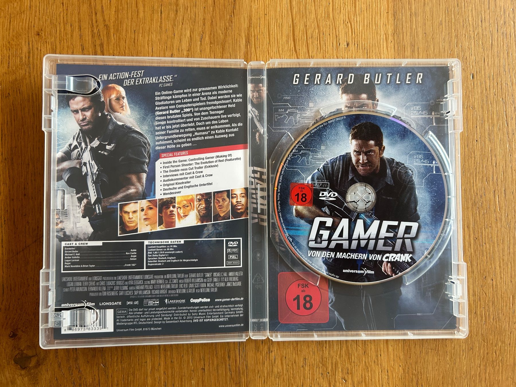 Alle DVDs: DVD Gamer (Gerard Butler) – Gebraucht aus Urnäsch von Winterzauber12 2