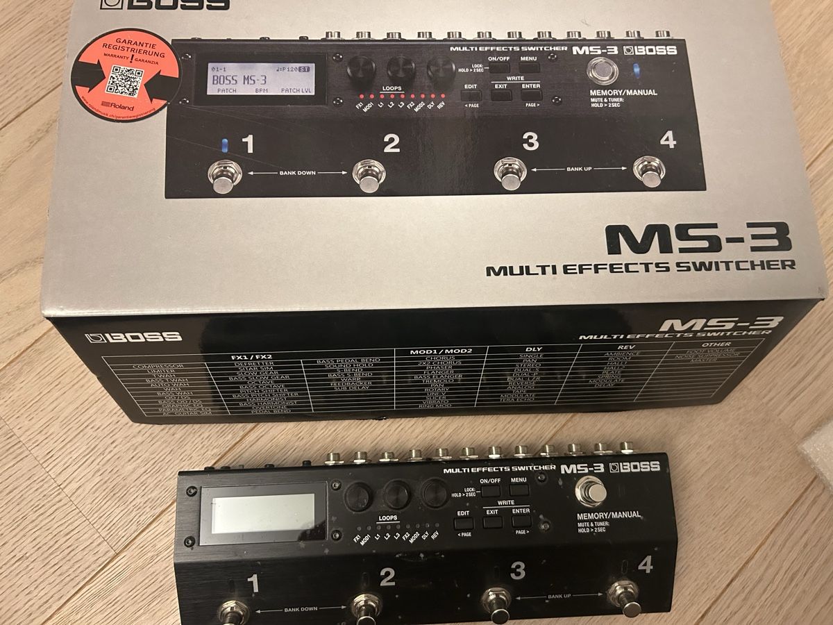 Strumenti musicali: Boss MS-3 Multi Effects Switcher – Usato da Unterentfelden venduto da Riab08
