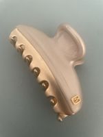Haarspange beige-gold 7 cm von Alexandre de Paris