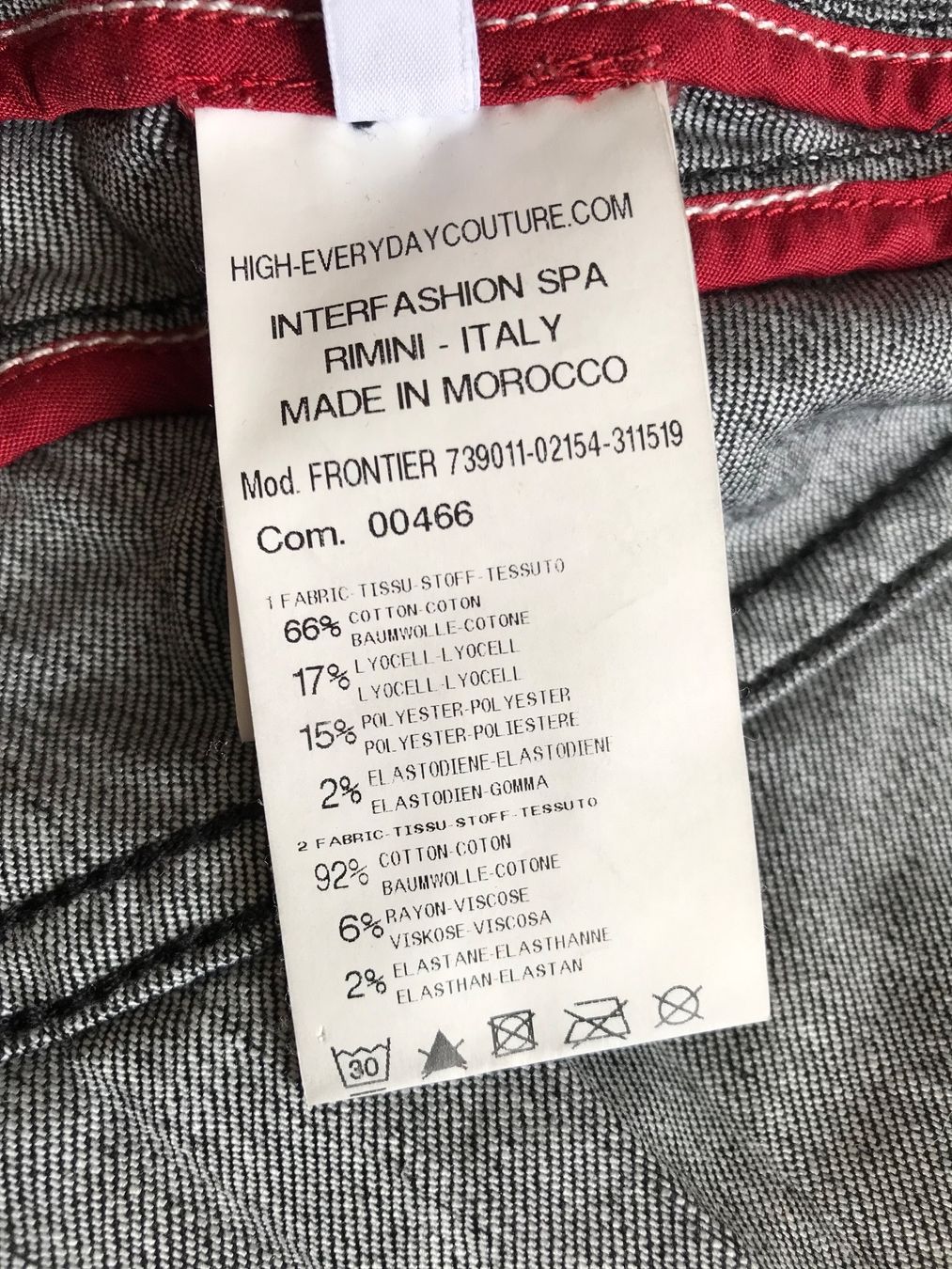Giacche: Veste jeans HIGH, Taille 36-38, gris noir – Usato da Morges venduto da sandy069 6