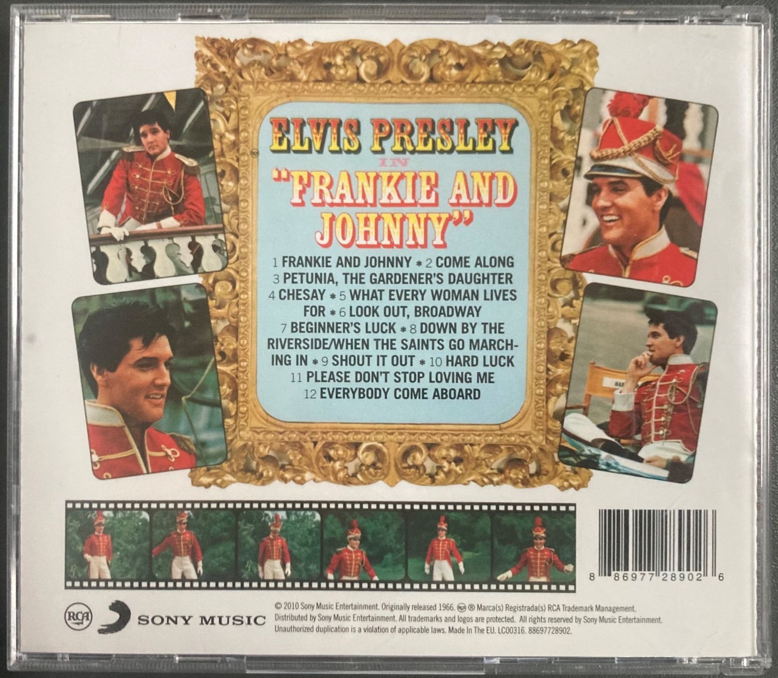 CD: ELVIS PRESLEY - FRANKIE AND JOHNNY – Usato da Poliez-Pittet venduto da Newtown-Records 1