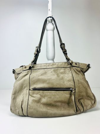 COCCINELLE – Leder Handtasche – mit silberfarbener Hardware