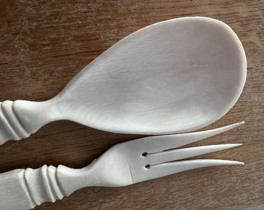 Posate: Salatbesteck Antike Messer Knochen oder sowas. – Usato da Goldach venduto da Messerguru 1