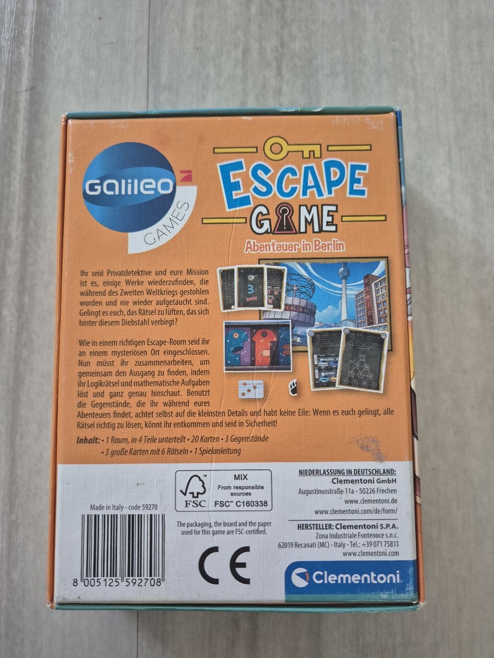 Giochi: Escape Game Galileo – Usato da Stansstad venduto da Kyra014 1