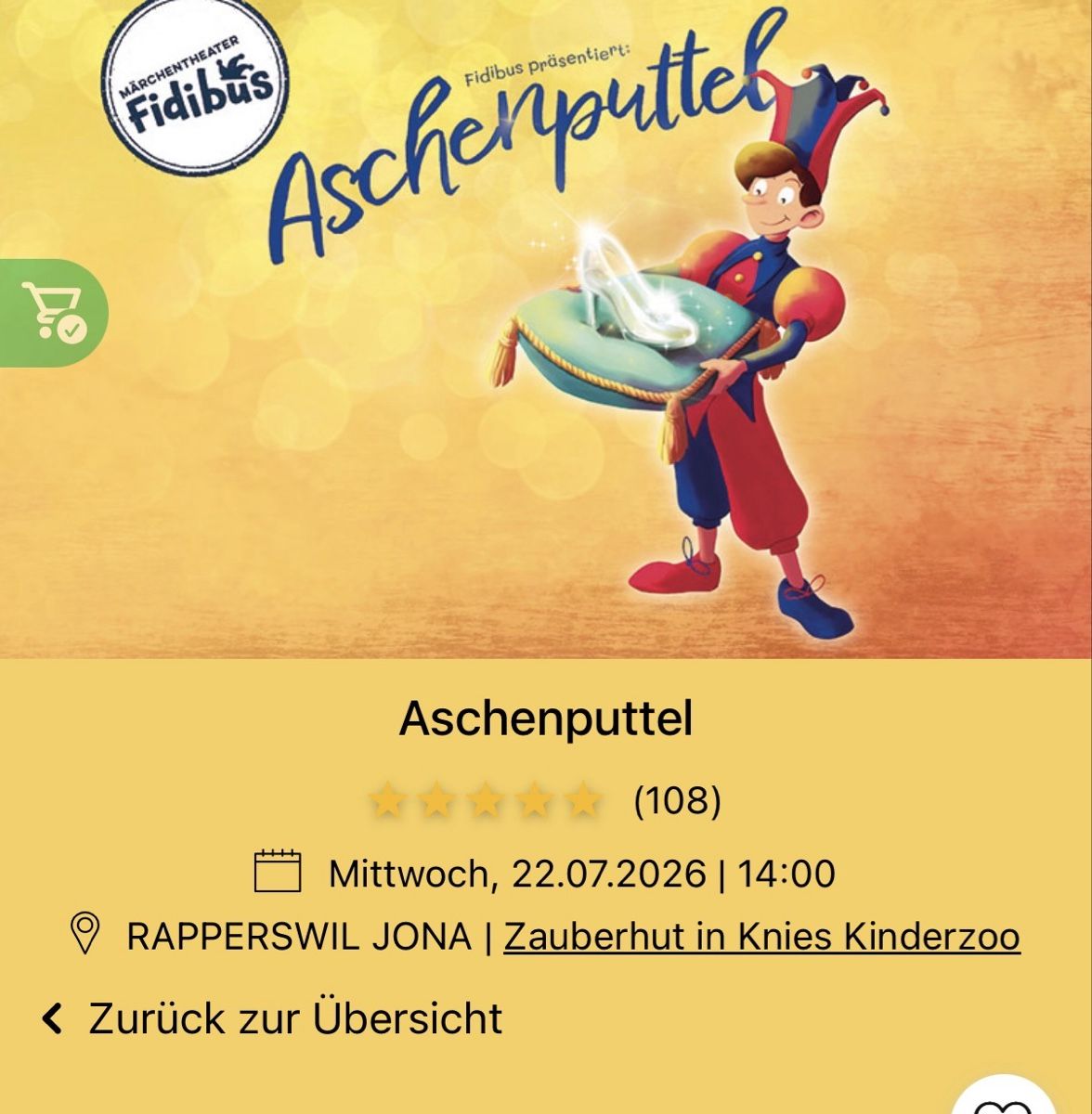 Tickets: 4 Tickets – Neu und originalverpackt aus Cumpadials von Cumpi